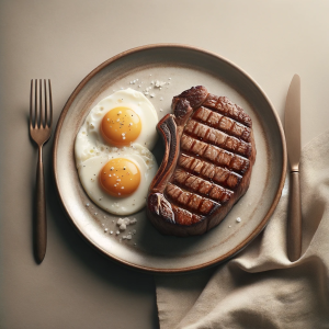 Carnivore Diet Steak and Eggs